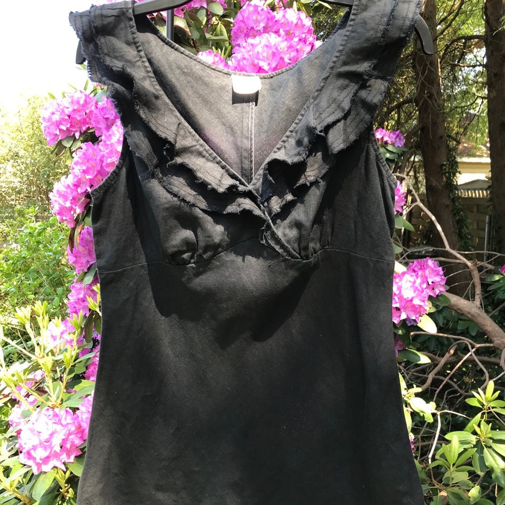 DB Life Black Linen Top